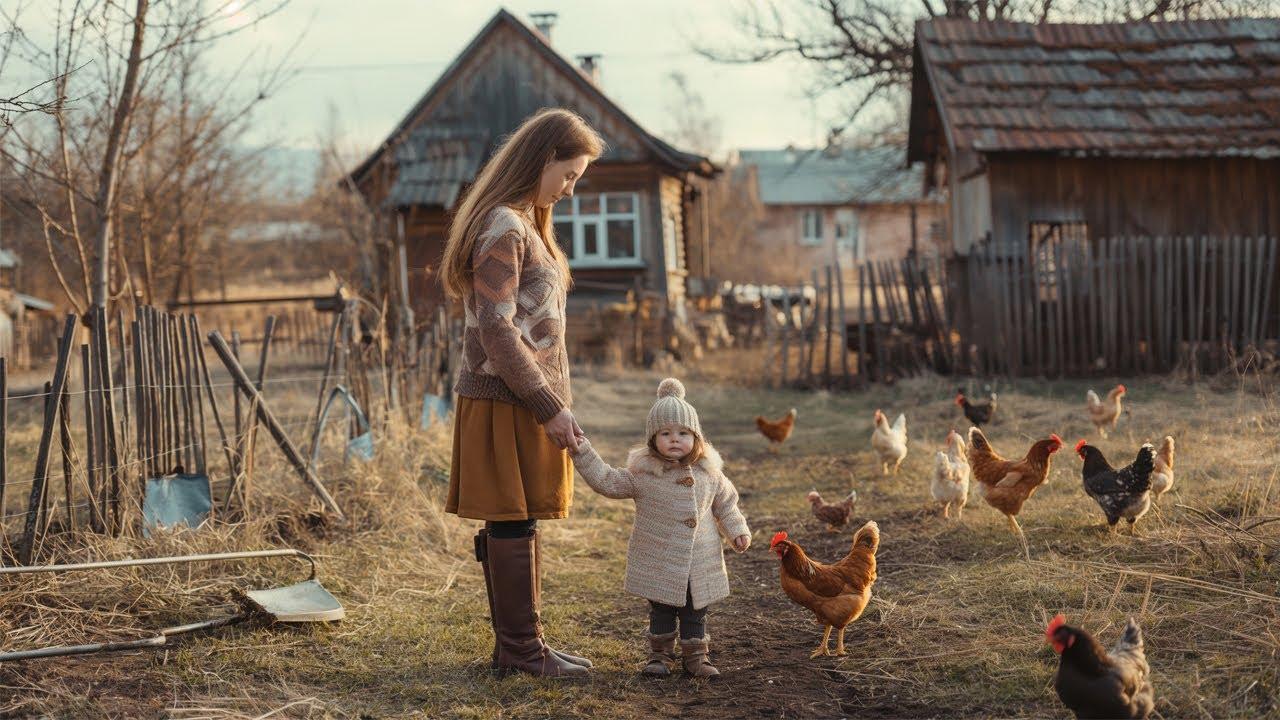 Городская дама приехала в деревню